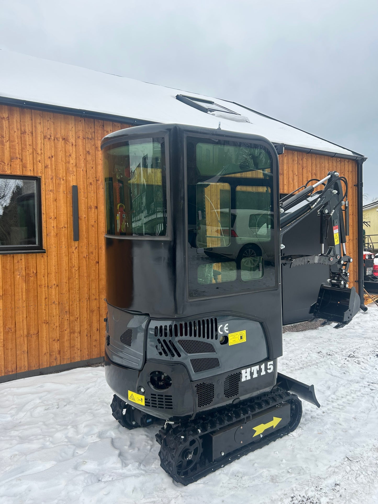 1,5 tons minigrävare med hytt, KOOP diesel och fullt utrustad