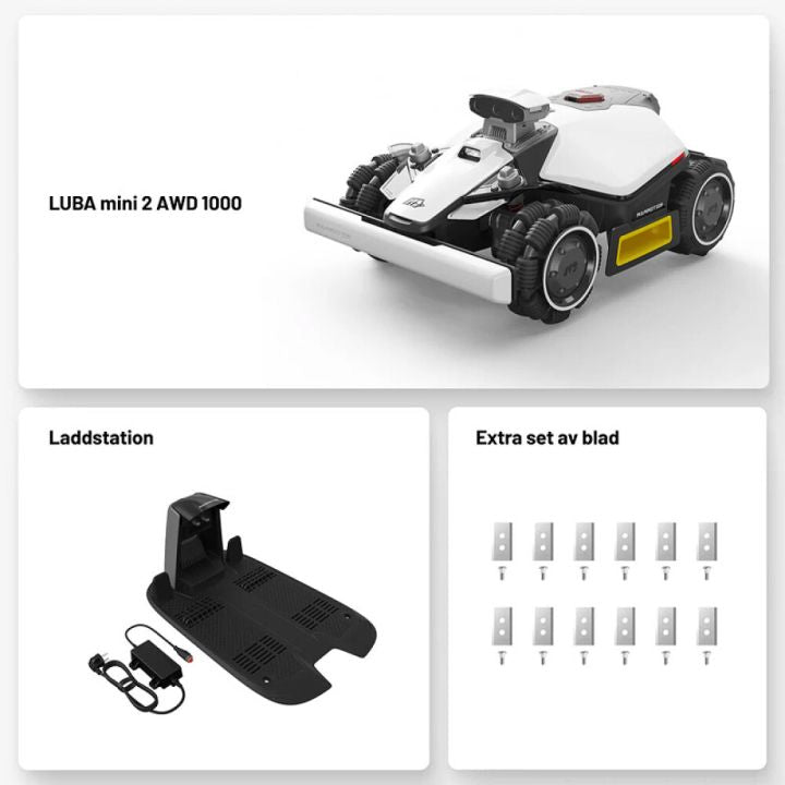 MAMMOTION LUBA MINI 2 AWD 1000M²