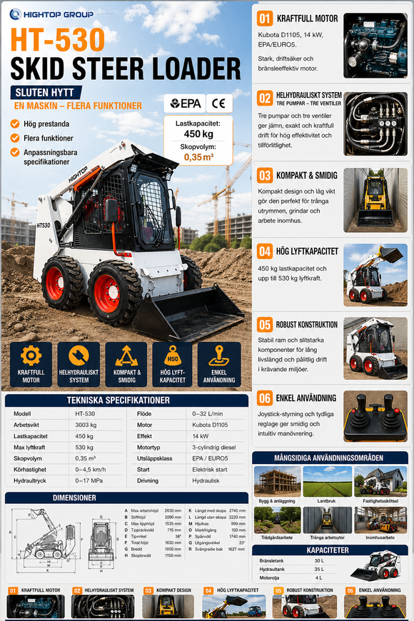 Hts50 Skid Steer Loader